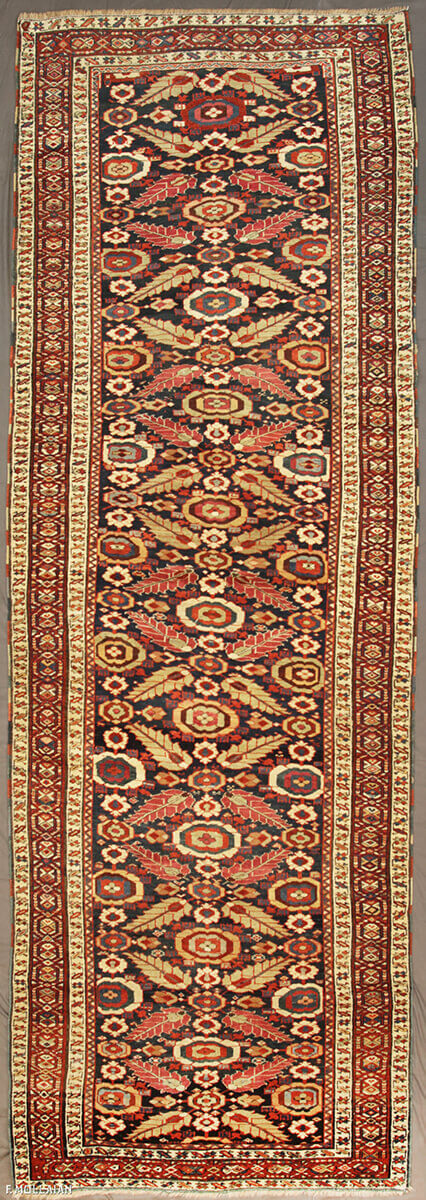 Antique North West Persia Carpet (341x109 cm)